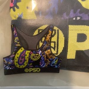 PSD Women’s Sports Bra Wild Paisley size Medium NWT
